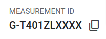 Scrennshot of Measurement ID